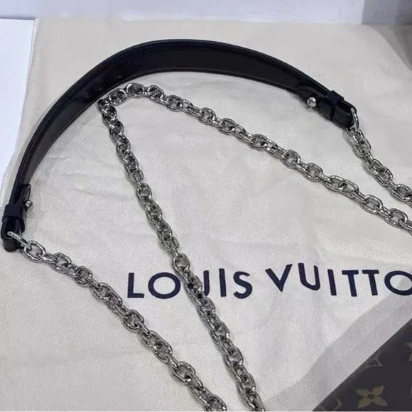 Louis Vuitton Brown and Black Striped Shoulder Bag - Picture 6 of 7